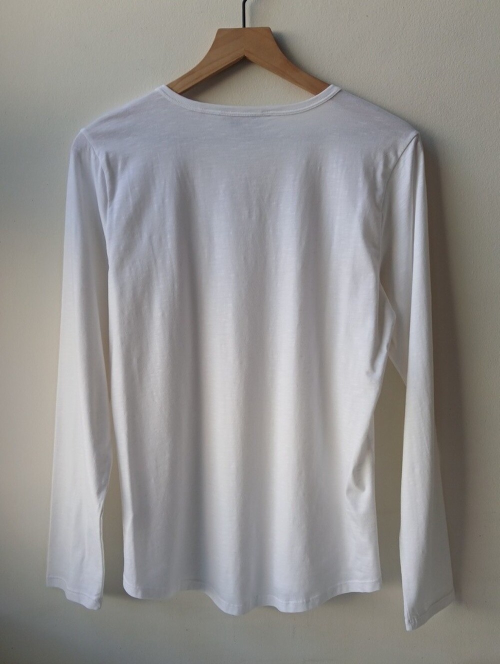 Toad & Co Marley Long Sleeve Top White Women's Large - Picture 3 of 6
